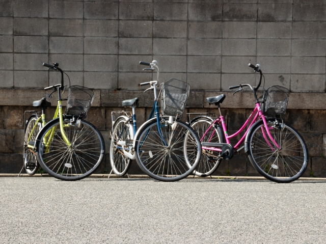 Bike for rent: 700 yen/day